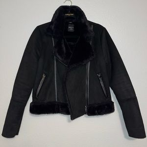 Black moto jacket - Size S